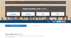 Desktop Screenshot of haberanadolu.com